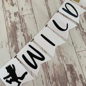 Wild One Banner - Wild One First Birthday - Where The Wild Things Are - First Birthday - Wild One Decorations - Wild One Theme