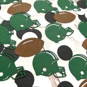 Jets Fußball Konfetti - NY Jets Party Dekoration - NY Jets Dekor - New York Jets Dekor - Football Geburtstag Dekorationen - Jets