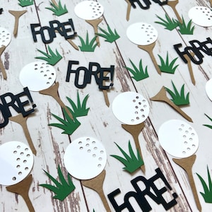 Golf Party Decorations - Golf Birthday - Golf Baby Shower  - Fore! - Golf Balls - Golf Bachelor Party Decorations - Hole In One