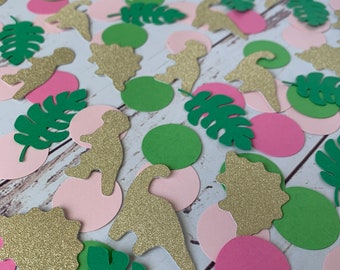 Roze dinosaurus feestdecoraties voor roze dino-feestthema Girly dinosaurus Verjaardagsfeestideeën Jurassic Theme Decorations