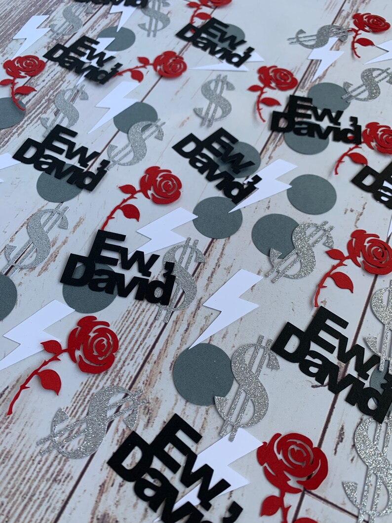 Download Paper Party Supplies David Rose Apothecary Schitts Creek Party Decorations Schitts Creek Confetti Rosebud Motel David Rose Ew Decor Party Decor