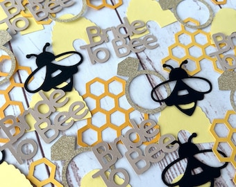 Bee Theme Bridal Shower Decorations for Bride to Bee Decorations She Found Her Honey Bridal Shower Confetti Bee Bachelorette Party Ideas