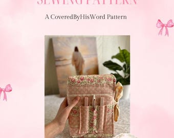 Digitales PDF Quilted Bibel Cover Schnittmuster