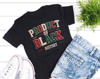 Product of BLACK HISTORY Tee | Made to Order | illusion Graphic Shirt