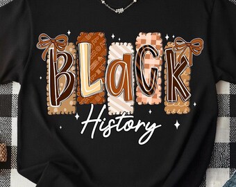 Black History Sweatshirt | made to order| bow and block design