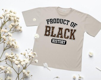 Product of BLACK HISTORY Tee | Made to Order | Leopard Graphic Shirt