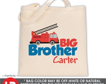 New Baby Custom Tote Bag Custom Big Bro Superhero Tote Bag Big Brother Superhero Personalized Canvas Tote Bag Big Brother Gift