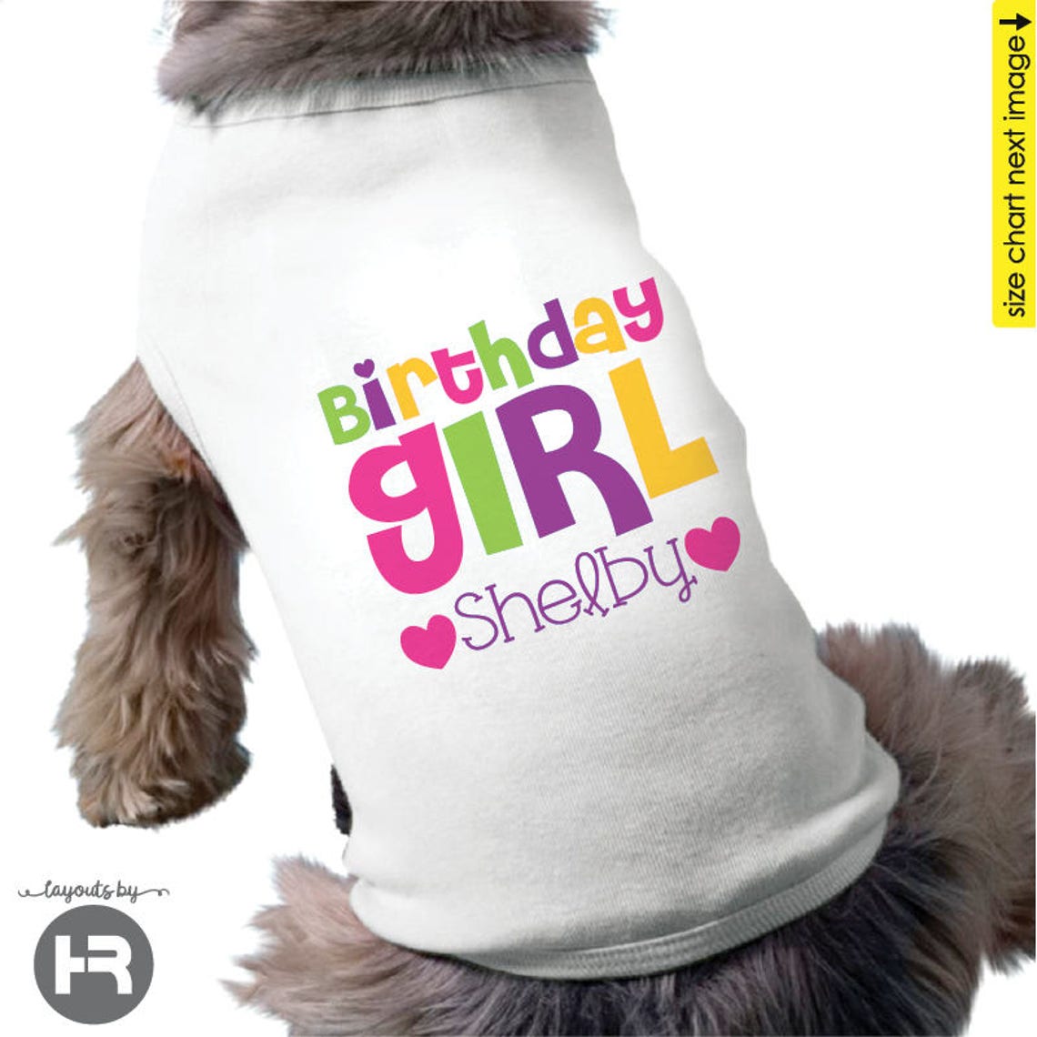 Girl dog birthday shirt personalized dog birthday outfit Etsy