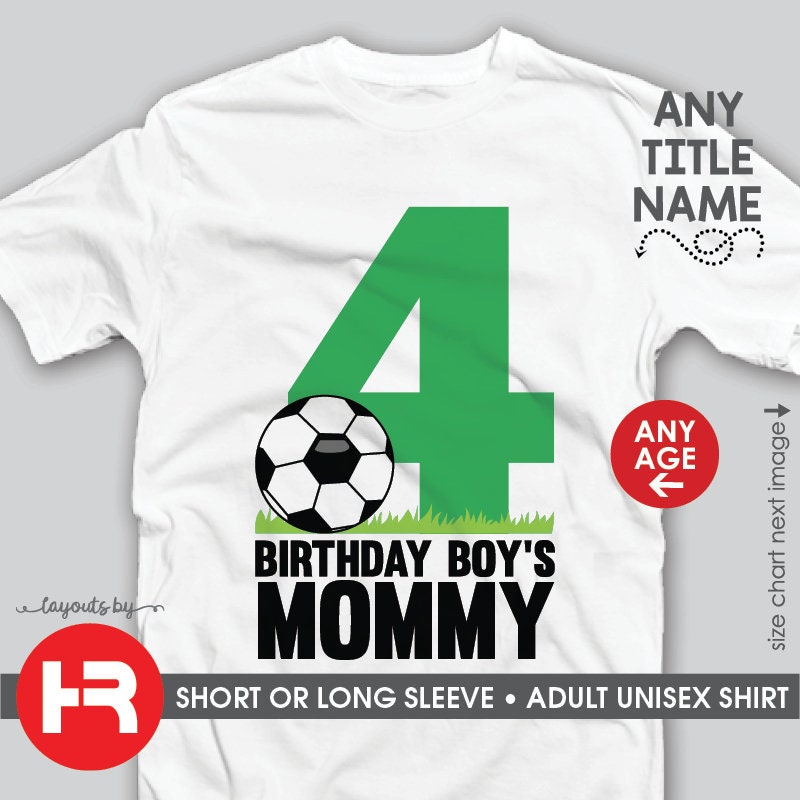 Camisa de cumplea os de f tbol para la familia camisa de mam del