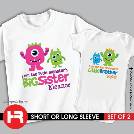 Sister Shirt \u0026 Little Brother Bodysuit 