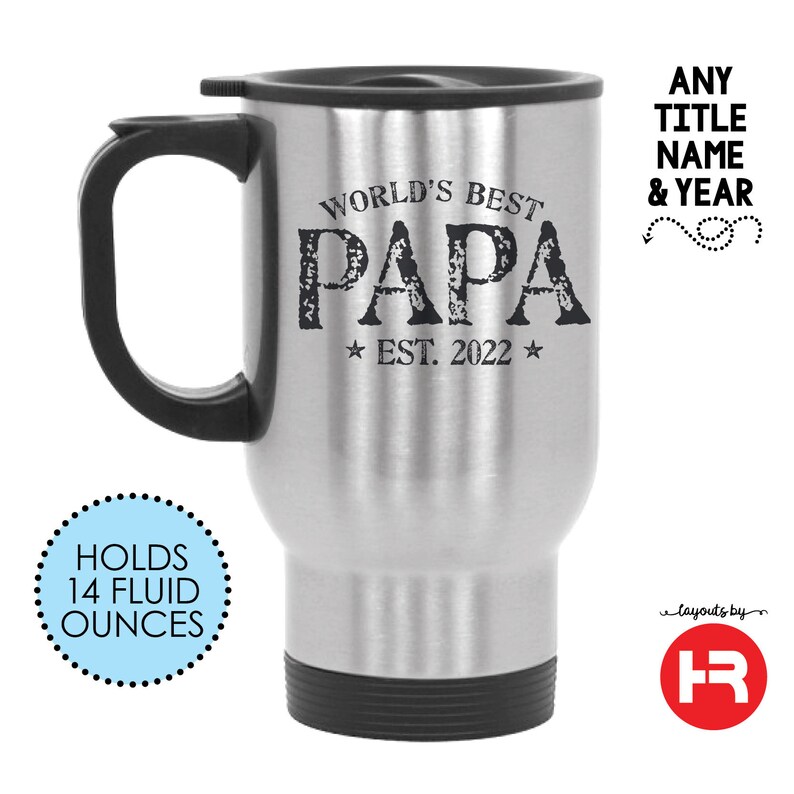 World's best pop pop Stainless Steel Travel coffee Mug pop pop coffee Mug Father's Day Gift pop Pop birthday Gift or christmas Gift image 5