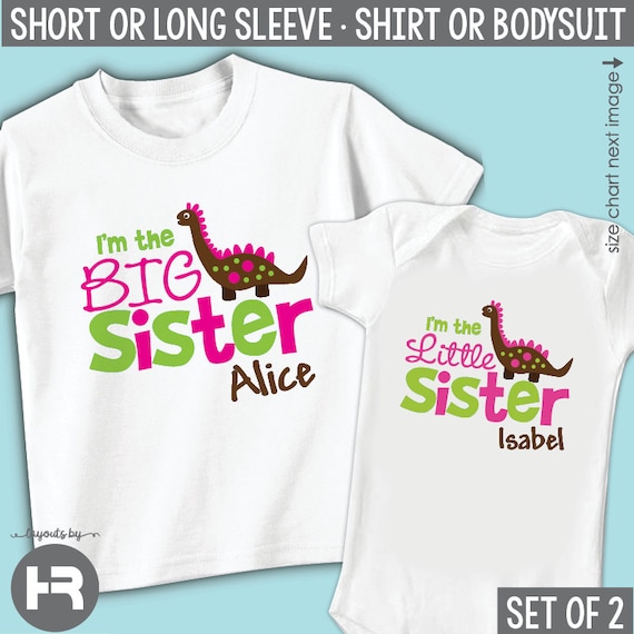 Dinosaur Big Brother T-shirt or Infant Bodysuit ~ Custom ~ Personalized
