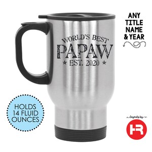 World's best pop pop Stainless Steel Travel coffee Mug pop pop coffee Mug Father's Day Gift pop Pop birthday Gift or christmas Gift image 6