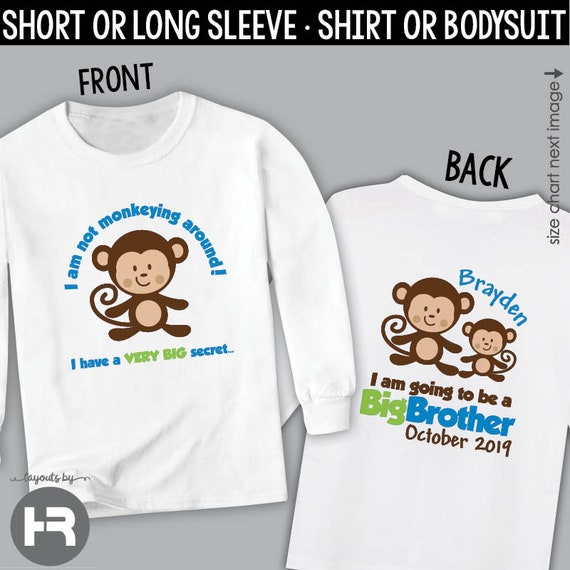 I Have A Secret I'm Going To Be A Big Sister 2019 T-Shirt I Have A Secret I'm Going To Be A Big Sister 2019 T-Shirt