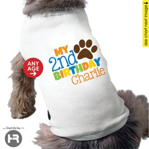dog birthday shirt • personalized dog 1st birthday t-shirt • any age