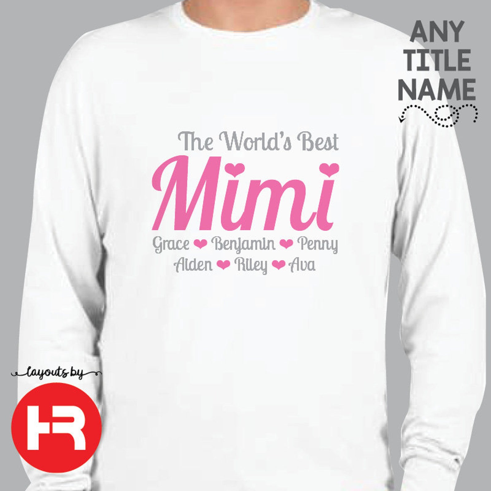 World's Best Mimi Shirt Personalized Mimi T-shirt With | Etsy
