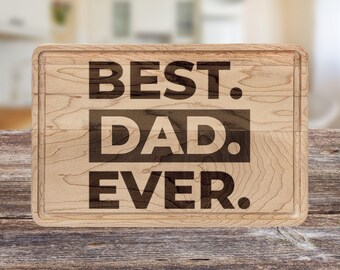 Tabla de cortar de madera con diseño de fútbol Game Time / Tabla de charcutería grabada