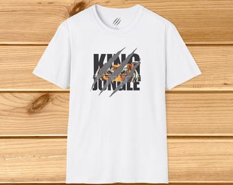Camiseta Rey de la Jungla / Gráfico de Garra de Tigre