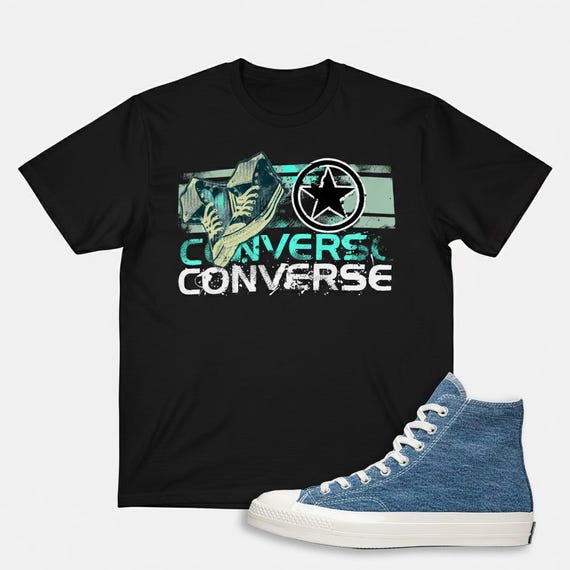 Converse, Converse Sneaker Graphic Tee, Vintage Star Urban Cotton Top