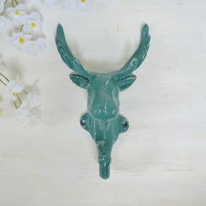 Moose Deer Hook Cast iron Wall Hook Coat Hook Key Hook Farmhouse Decor image 2