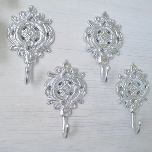 1 Ornate Cast Iron Wall Hook, Coat hook, Towel Hook, Ornate Key Hook, Decortive Bathroom Wall Hook