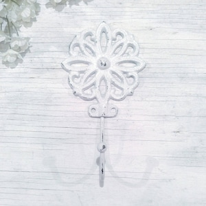 Flower Hook, Metal Hook, Coat hook, Towel Hook, Key Hook, Jewelry Holder, Decorative Hook