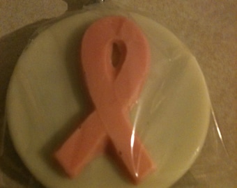 Chocolate Breast Cancer Awareness Cookie