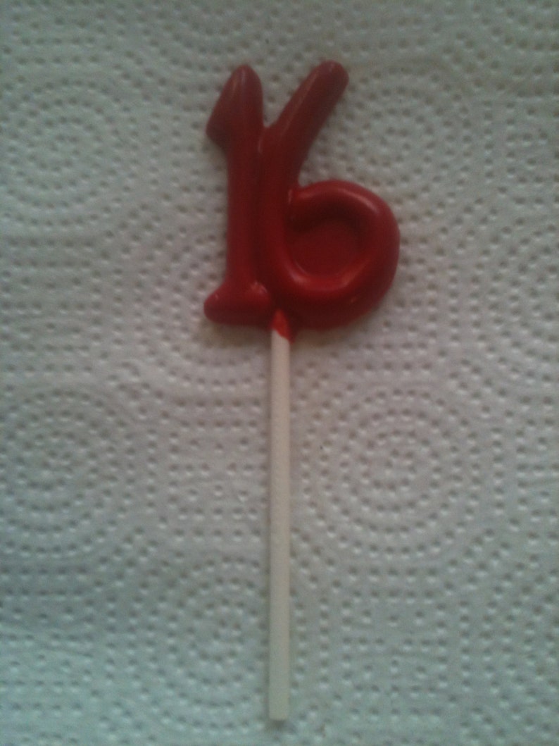 12 Sweet 16 Lollipop image 1