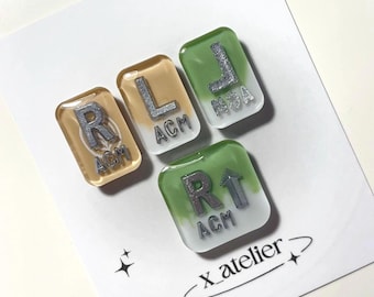 L & R Pair | Latte X-ray Markers for Radiation Technologists
