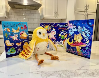 Vowl the Owl Gift Set (Book, Plush Toy, Poster, Stickers) FREE DOMESTIC SHIPPING
