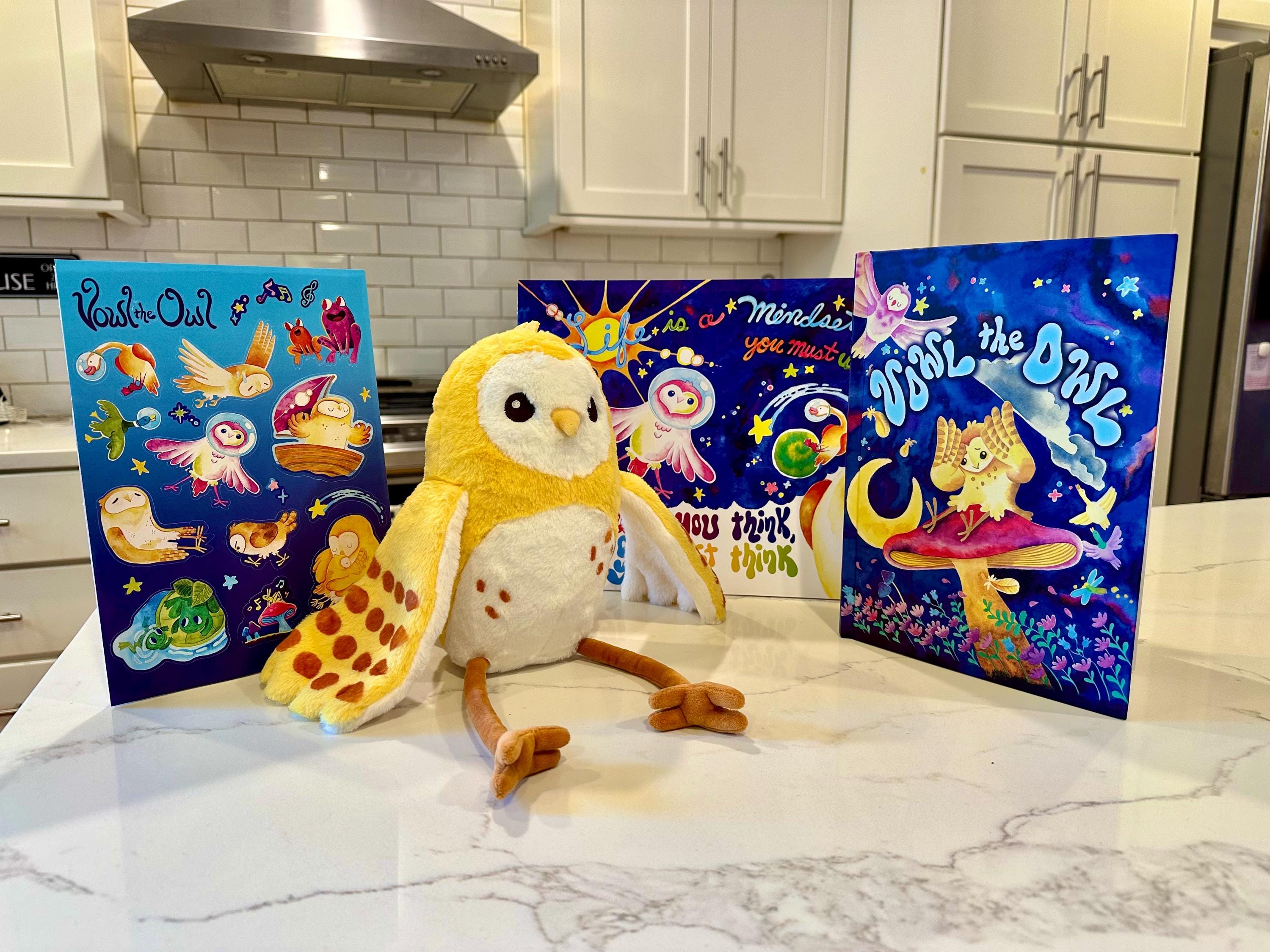 Vowl the Owl Gift Set (Book, Plush Toy, Poster, Stickers) FREE DOMESTIC SHIPPING