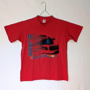 Vintage 80's Vision Street Wear "Blurr"  T-shirt in Large.