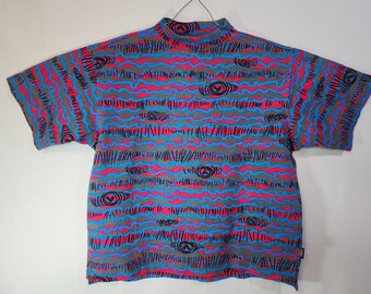 Vintage Vision Street Wear Turtleneck Heavyweight T-Shirt 80's NOS in Medium (cut very generously)