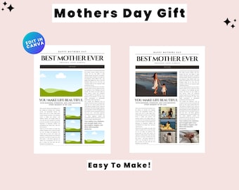 Personalized Mothers Day Museum Poster | Romantic Anniversary Gift (Digital Download)