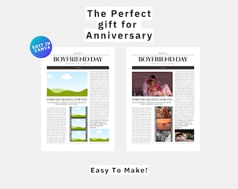 Personalized Anniversary Poster | Romantic Anniversary Gift (Digital Download)