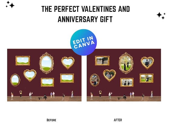 Personalized Couples Museum Poster | Romantic Anniversary Gift (Digital Download)