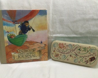 NABC Muffy VanDer Bear Journal and Trinkets and Charms Jewelry Kit