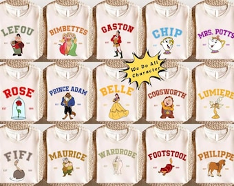 Custom Retro Disneyland Beauty and the Beast Shirt, Women's Princess Belle Shirt, Belle Princess Shirt, Disneyland Magic Kingdom Trip Shirt
