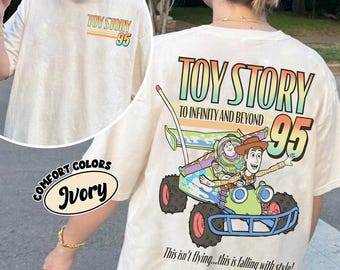 2-Sided Disneyland Toy Story 30Th Anniversary Shirt, Buzz Woody Toy Story Infinity And Beyond Tee, Disneyland Pixar Matching Trip Ourtits