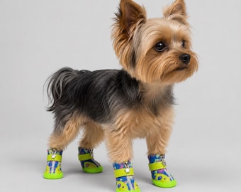 Anti Slip Dog Boots Breathable Mesh | Small Dog Shoes Rubber Sole | Puppy Sports Footwear for Chihuahua Yorkie | Pet Paw Protection