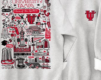 Custom University Hand Sketched Shirt, Personalized College Sweatshirt, Vintage University Alumni Gift Hoodie