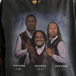 Comfort Colors Malik Willis De’Von Achane Caleb Douglas Shirt, Miami Step Bros Funny Football Tee, Game Day Fan Gift