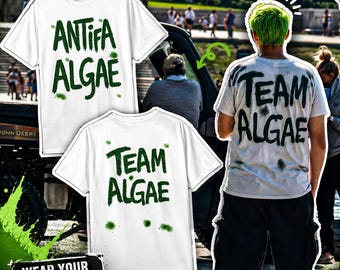 Comfort Colors Team Algae Shirt, Antifa Algae Tee, Reflecting Pool Protest Shirt, Funny Political Algae Meme T-Shirt