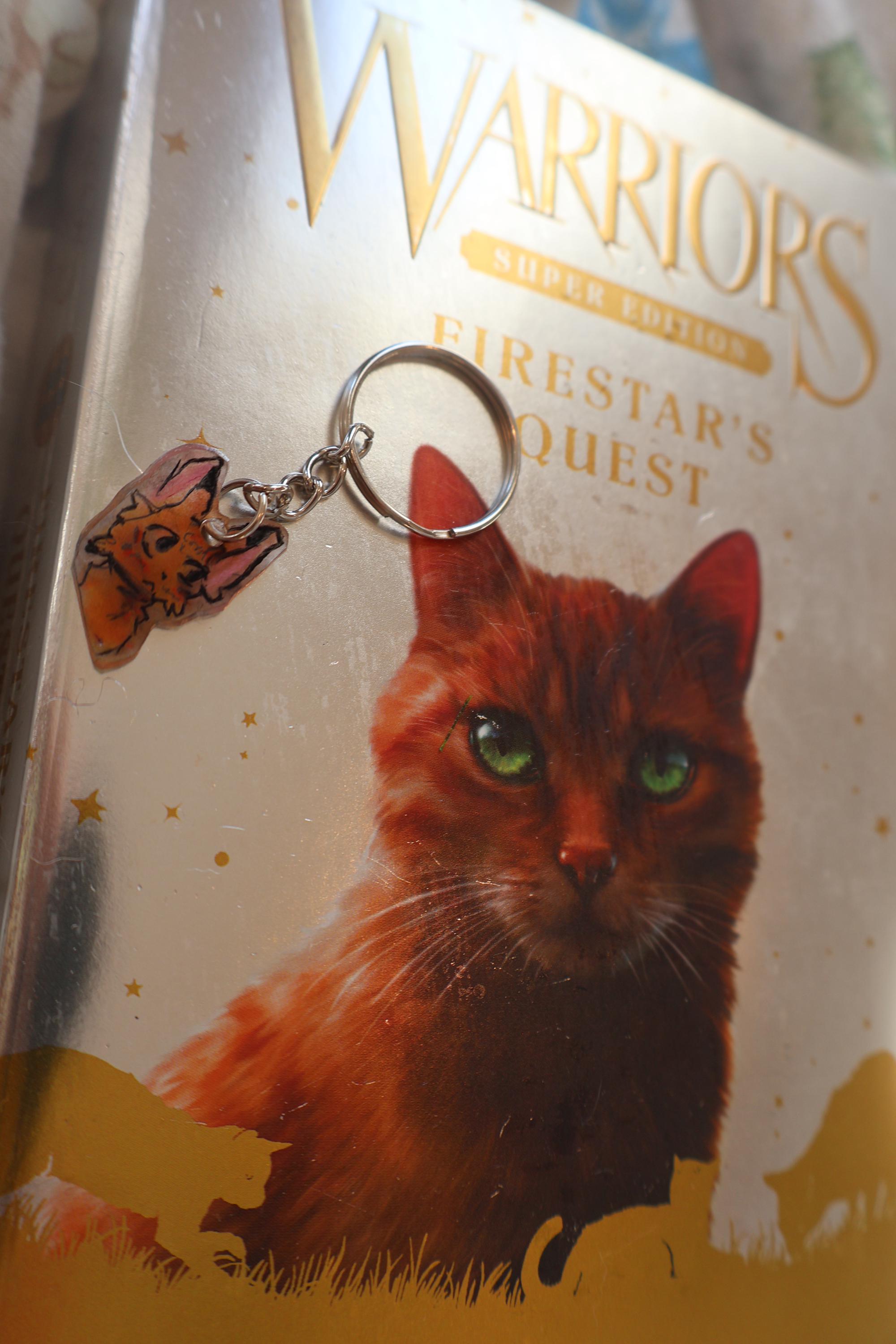 Handmade Warrior Cats Keychain || Warrior Cats Firestar - Etsy