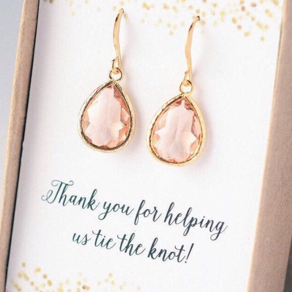 LANG of klassiek bruidsmeisje oorbellen bruidsmeisje cadeau leuke kaarten mooie bruidsmeisje sieraden bruidsmeisje cadeau set sieraden set Limonbijoux