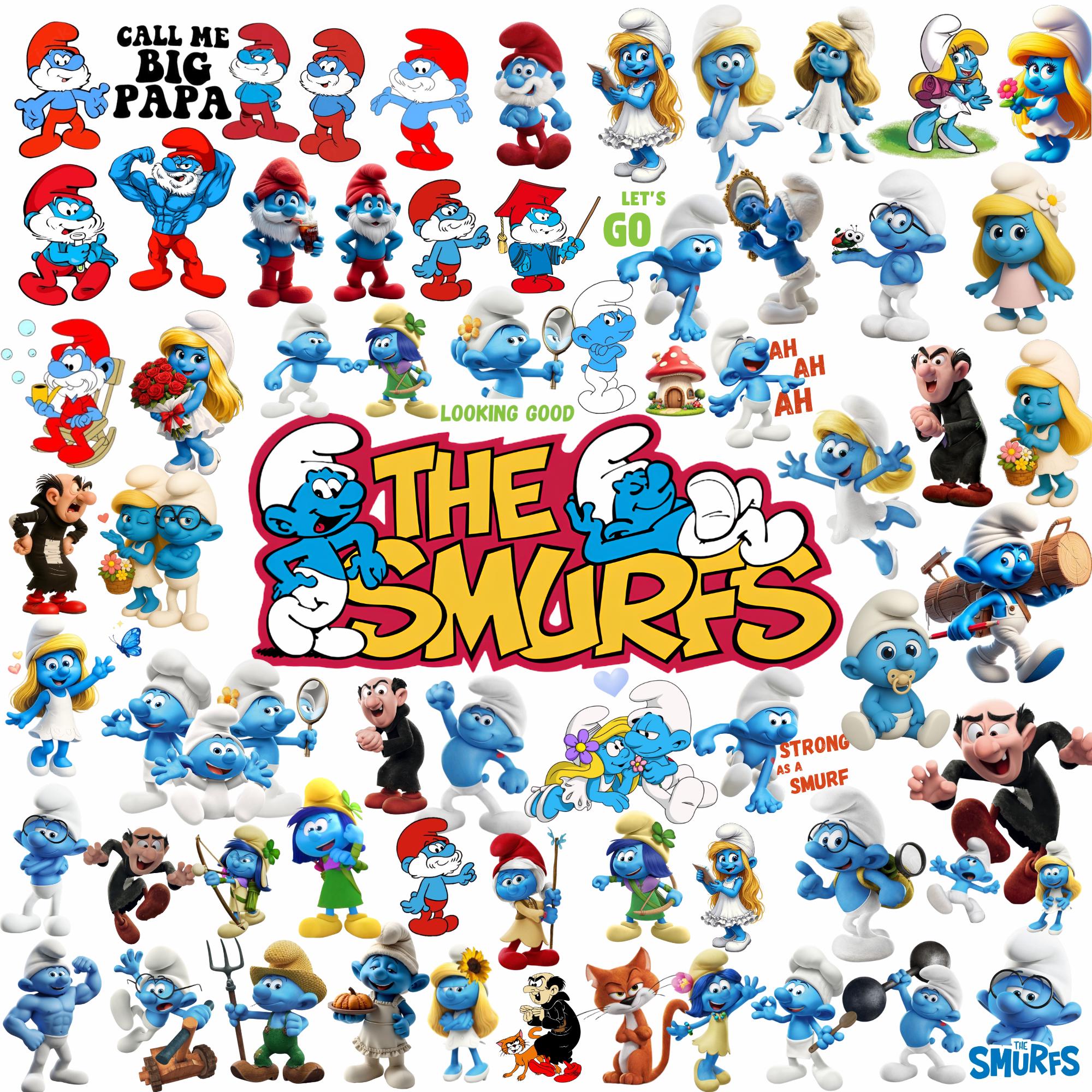 Smurf Characters - Etsy