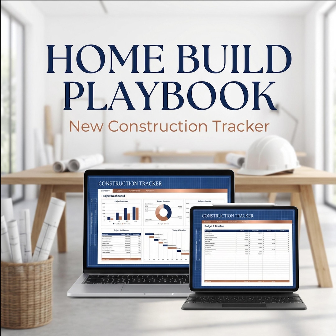 Home Build Playbook | New Construction Tracker (digital Planner) - Etsy