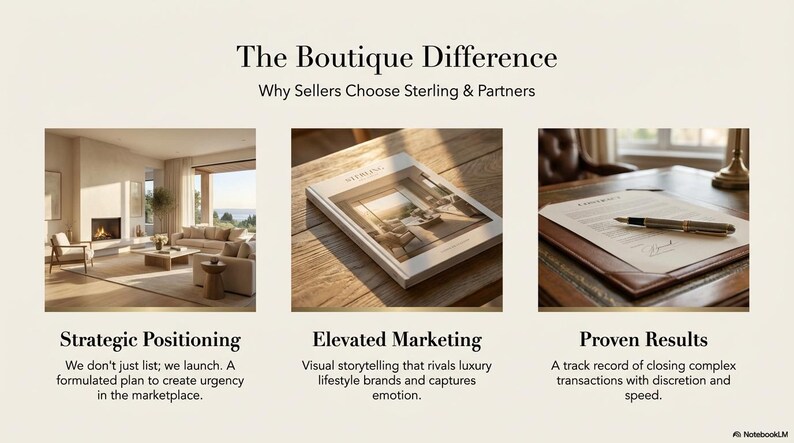 Presentation av lyxfastighetsannons | Mall för mäklarförslag (Canva och PowerPoint) bild 17