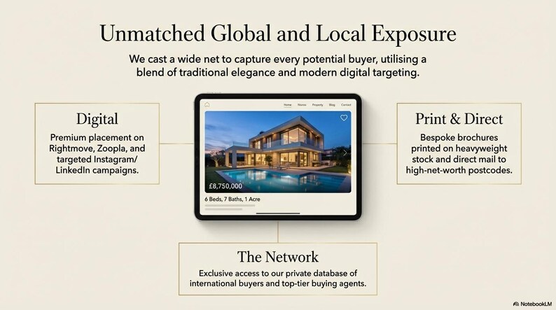 Presentation av lyxfastighetsannons | Mall för mäklarförslag (Canva och PowerPoint) bild 14