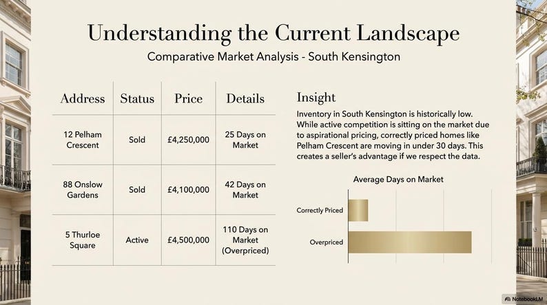 Presentation av lyxfastighetsannons | Mall för mäklarförslag (Canva och PowerPoint) bild 12